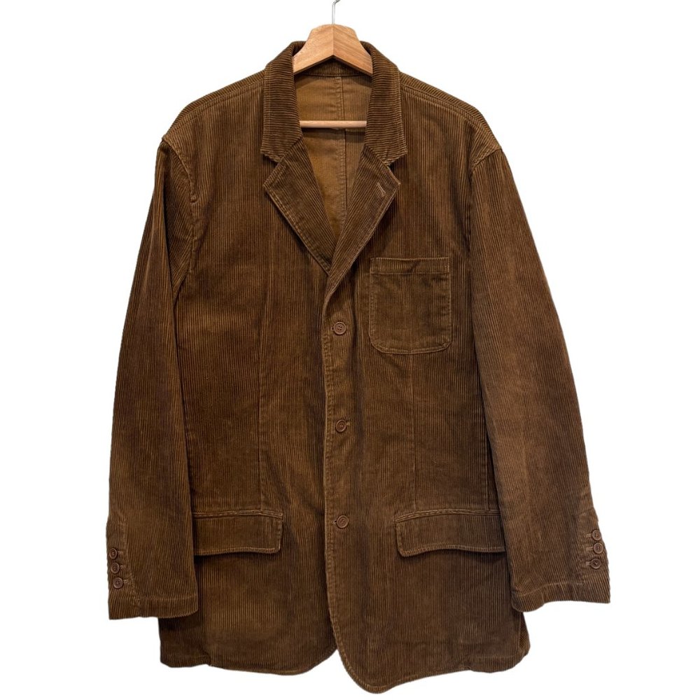 Martin Gordon Brown Corduroy Blazer Sport Coat Jacket Classic Academia Sz XL